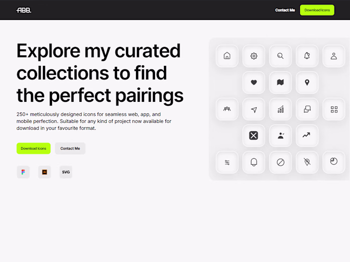 ABB Icons: High-Fidelity Showcase Development