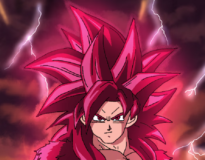 Super Saiyan 4 Goku | Digital Illustration