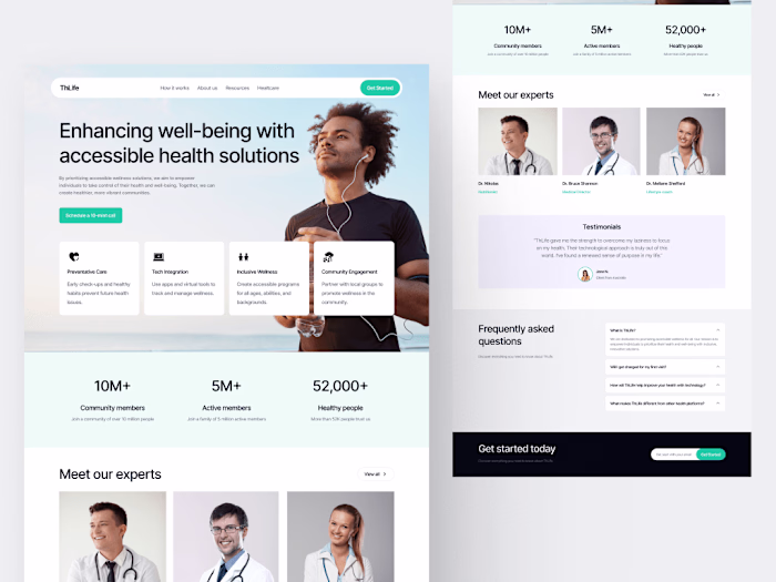 Wellness - Website design