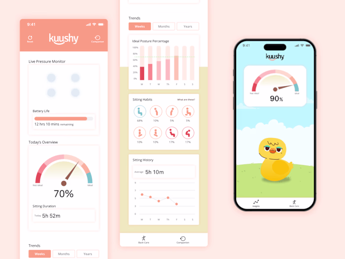 Kuushy | Mobile App Design & Illustration 