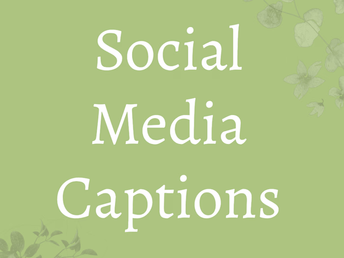 Creative Social Media Captions