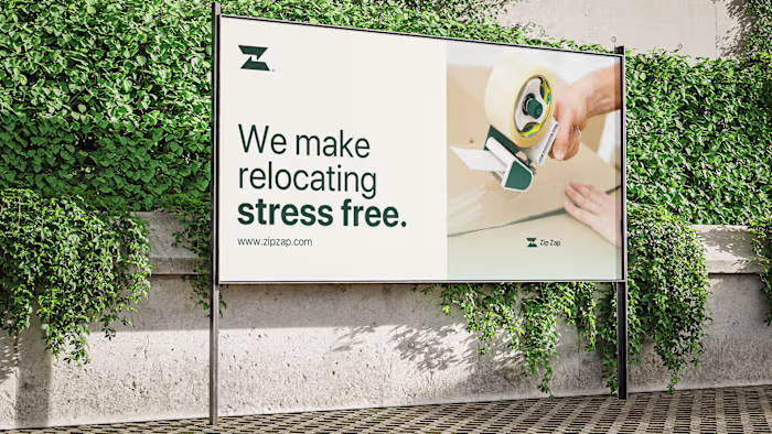 Zip Zap - Moving Company | Brand Identity Design