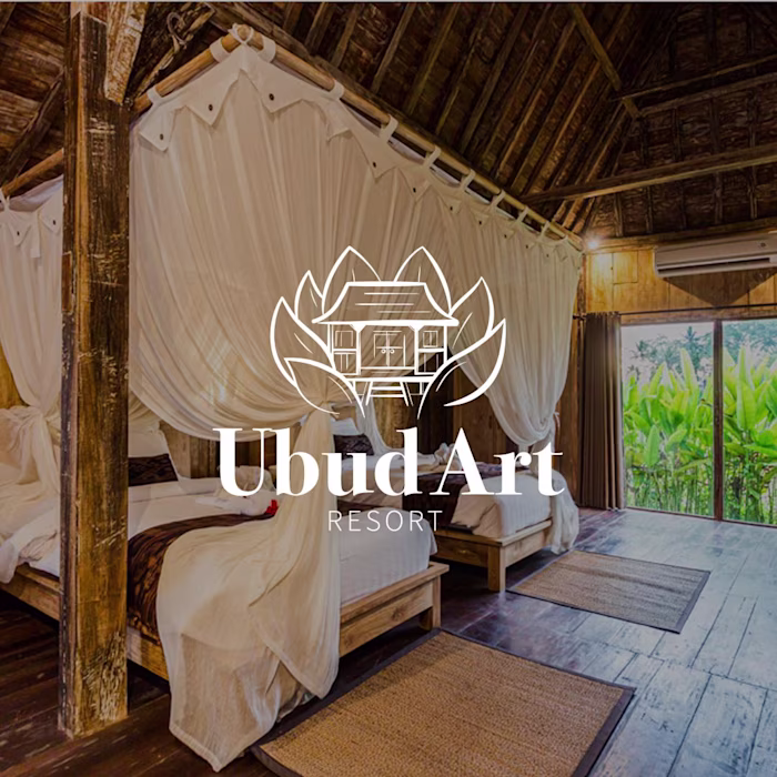 Branding project for a beautiful villa resort in Ubud, Bali....