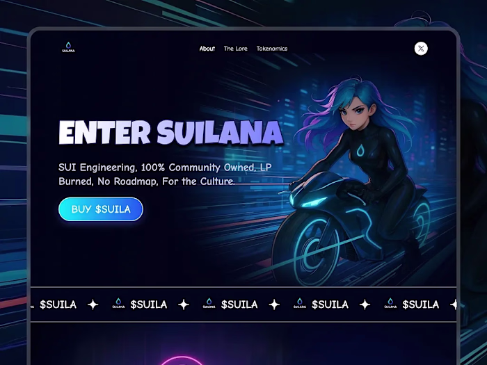 Meme coin website design