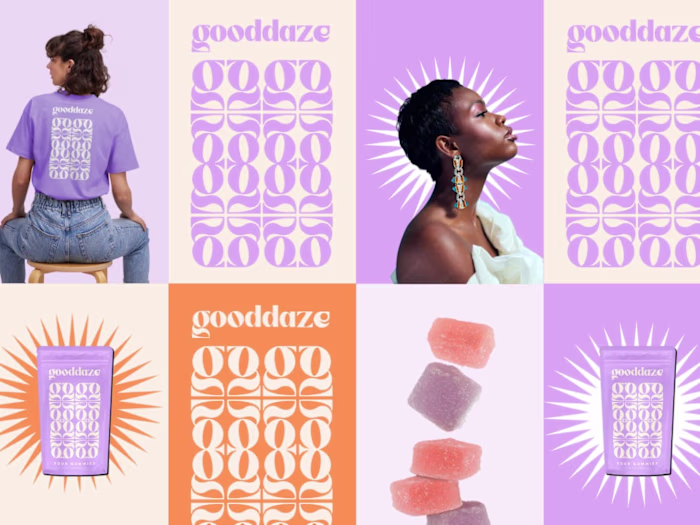 Gooddaze CBD Gummies Brand Identity