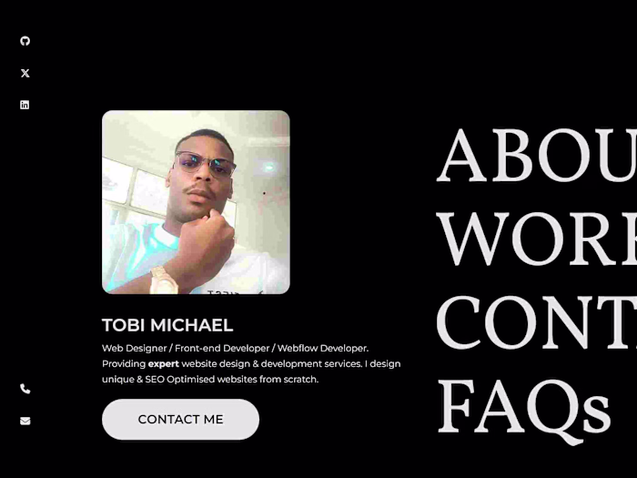 Minimalist Portfolio Website