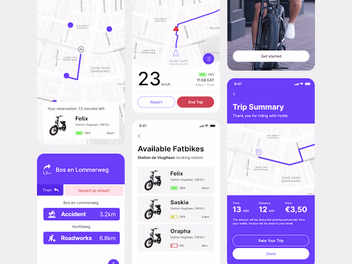 Fatbike Sharing: Web App Design