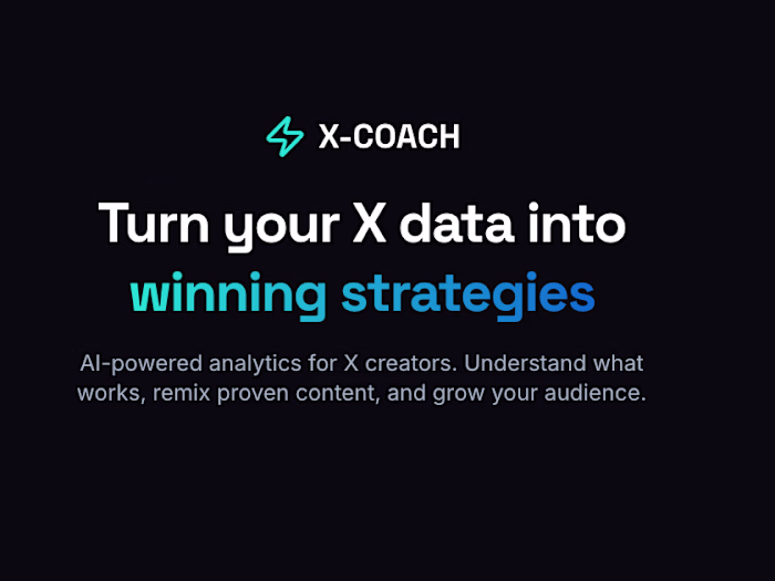 X-Coach | AI-Powered Content Strategy