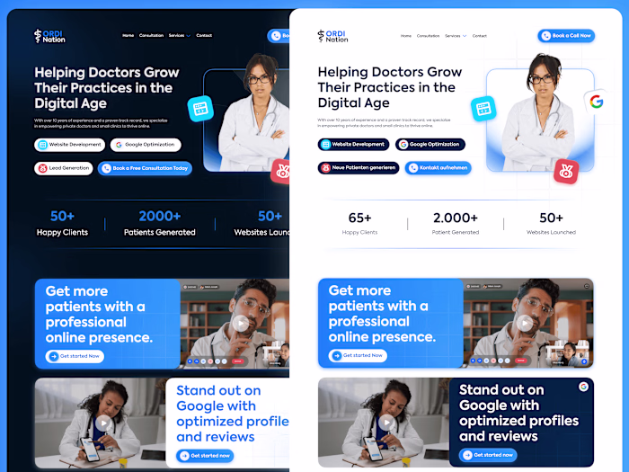 Recently completed client work, a