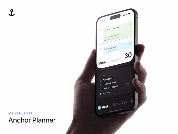 Ancor Planner - iOS Native App