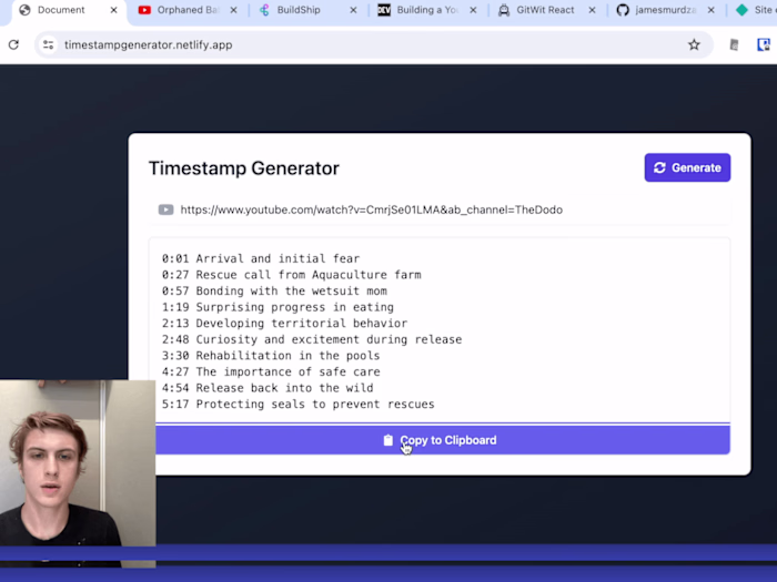 AI Timestamp Generator