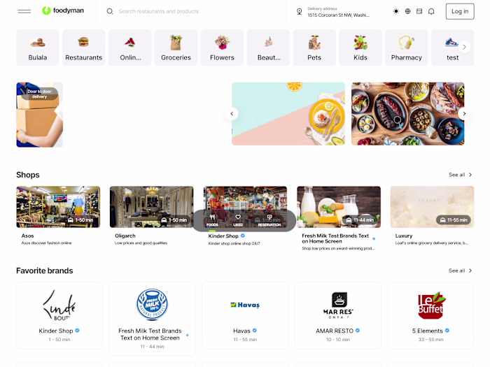 Foodyman food-deliver service