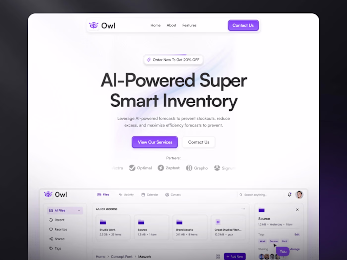 Full Website Design and Development for Owlco