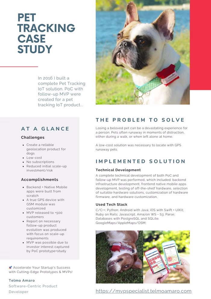 PET TRACKING PLATFORM