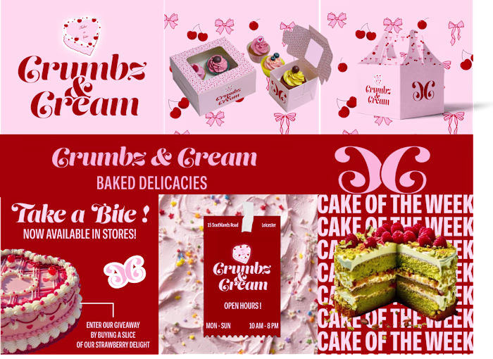 Branding and Social Media - Crumbz & Cream