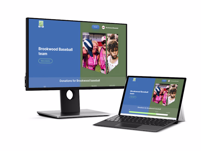 Donation website UI/UX design and prototype