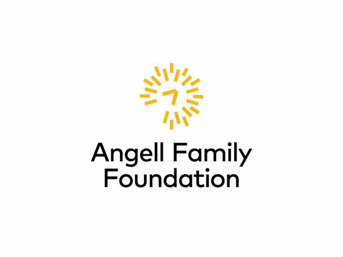 Third logo proposal for the "Angell Family Foundation". With...