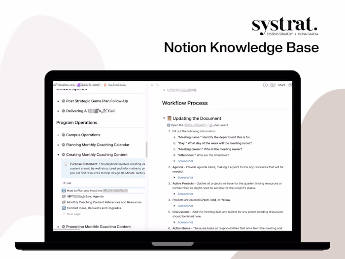 Notion Company Knowledge Base