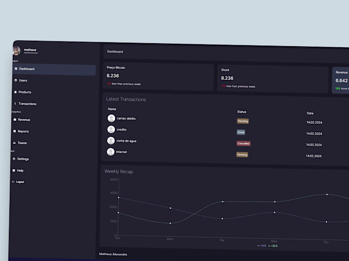 Finance App Landing Page