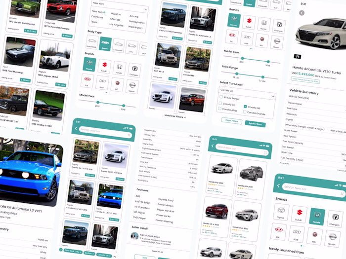 Dream Car App (online platform for buying and selling cars)