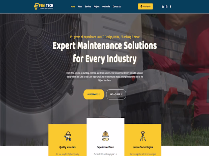 Fully Optimized Website with SEO