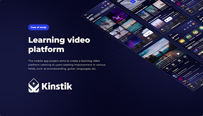 Video Learning App Kinstik - Case of Study