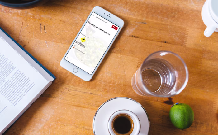 Ahalogy — A mobile UX for creator sites on Pinterest