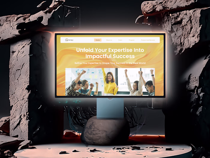 Web Design for Education & Training Management Platform