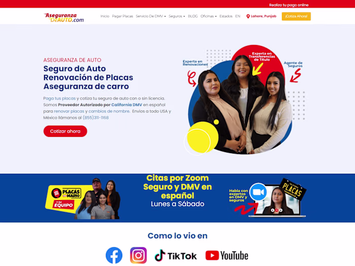 Auto Insurance | Web App