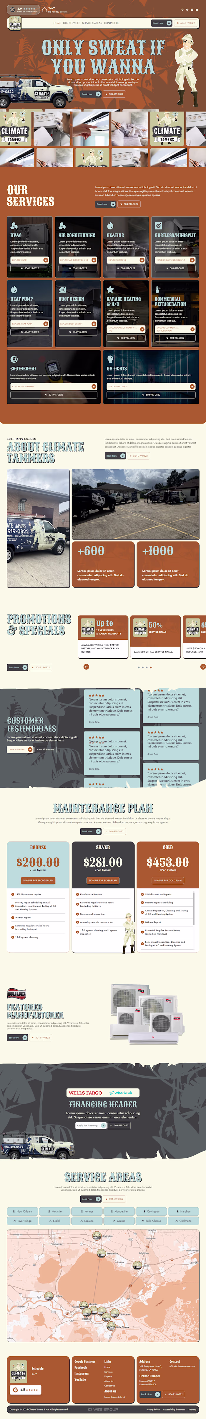 Climate Tamers Webflow Website Development