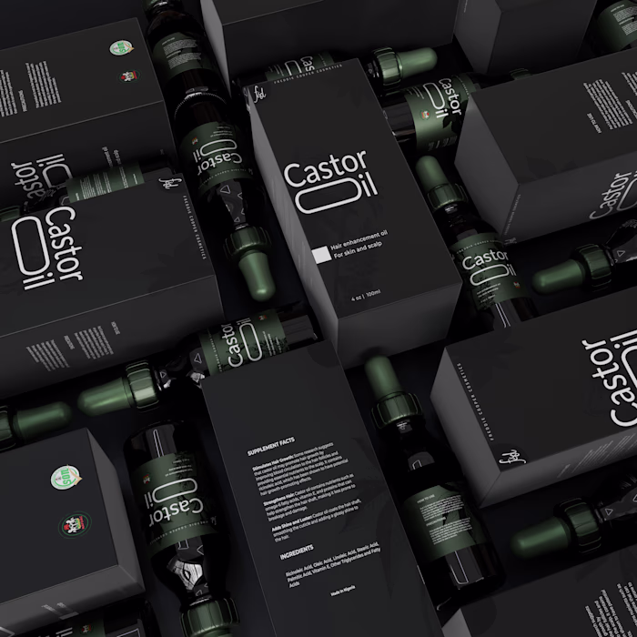 Castor Oil 3D Product Visualization :: Behance