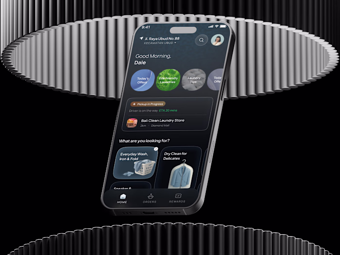 Beautiful dark mode UI for