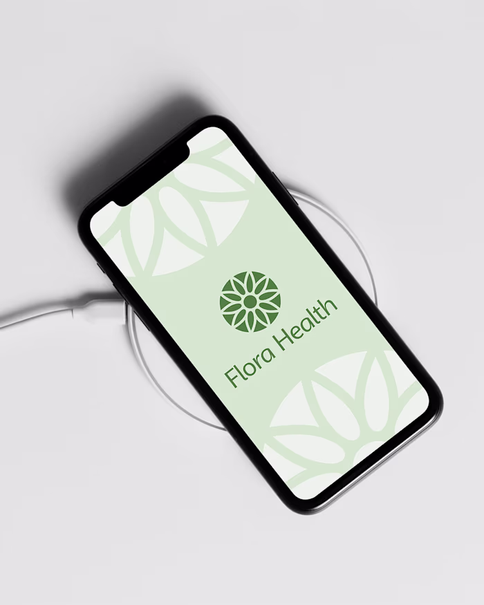 Flora Health, brand identity for a health & wellness brand