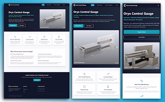 Finishing up an engaging company site Setup with analytics (...