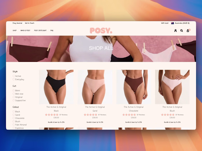 Shopify Shop by Variant Collection Page