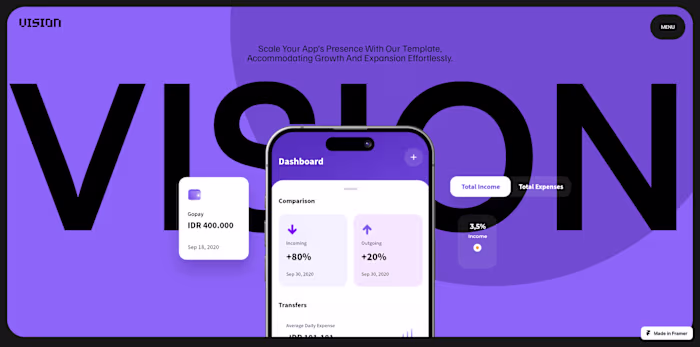 The Vision - SAAS Template