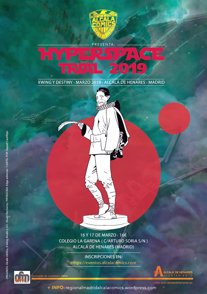 event posters Alcala comics events