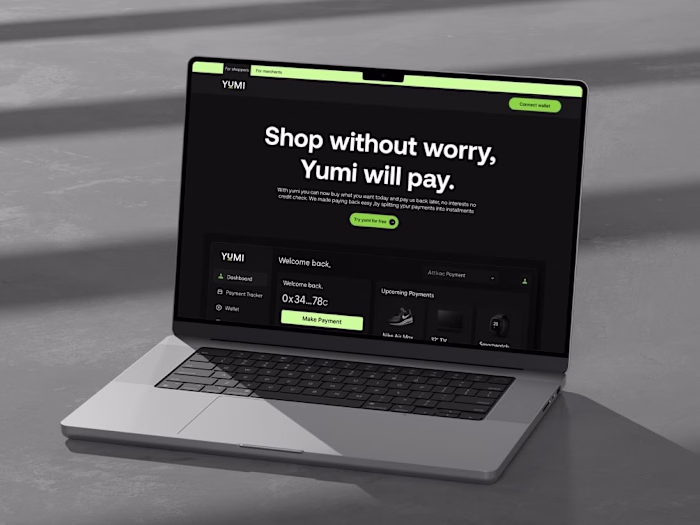 Landing Page Design for Yumi