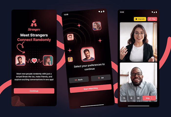 Strangers App - Meet New People with a Swipe