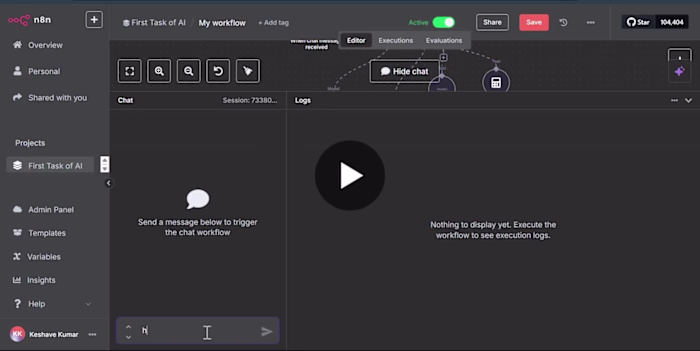  Built a Smart AI Workflow with n8n