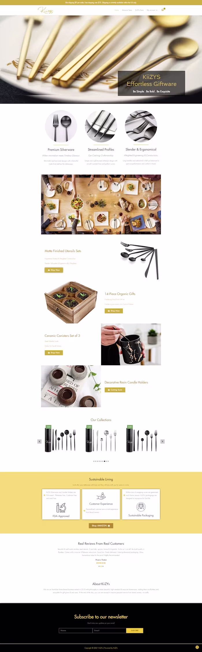 Home Wares E-Commerce Website