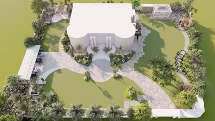 I will do 3d landscape with realistic renderings