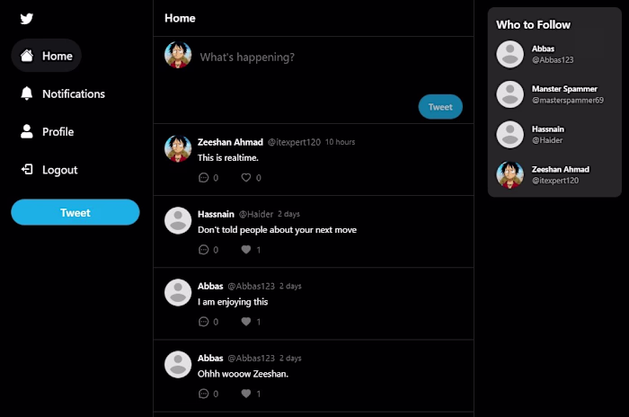 Full Stack Twitter Clone