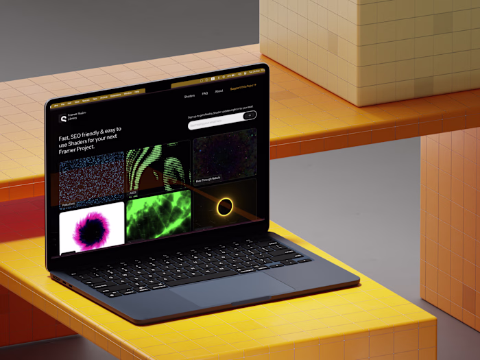 Framer Shaders – Interactive Shader Gallery
