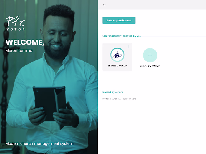 Revolutionized church management (Yotor) through UX design.