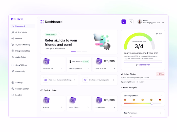 ai_licia | Enhancing Twitch Streamers Experience