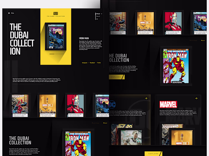 The Dubai Collection | Collection Showcase Website