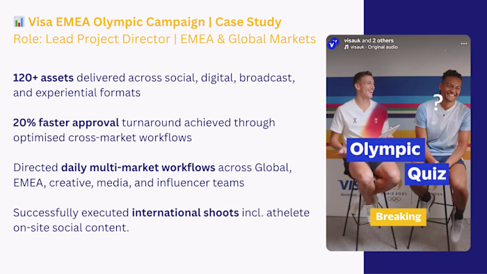 Visa - Olympic Campaign