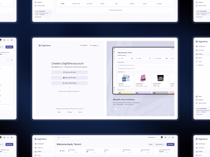  Sightline — Inventory Management Platform