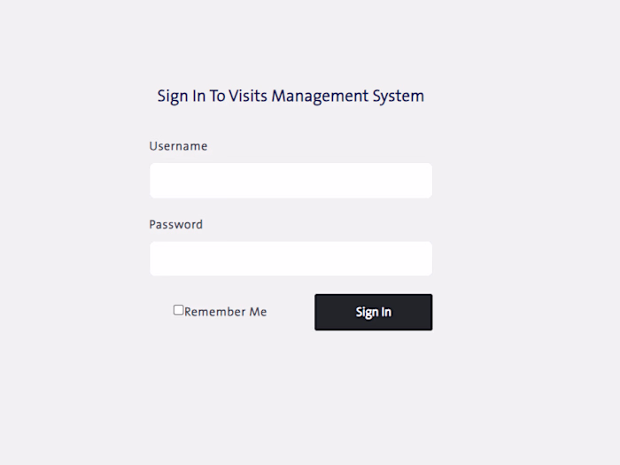 Visiting Management System (VMS)